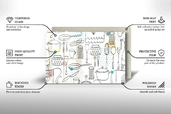 Herdabdeckplatte glas Küchenzubehör