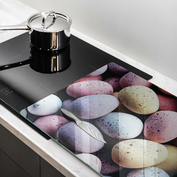 Herdabdeckplatte glas Ostereier