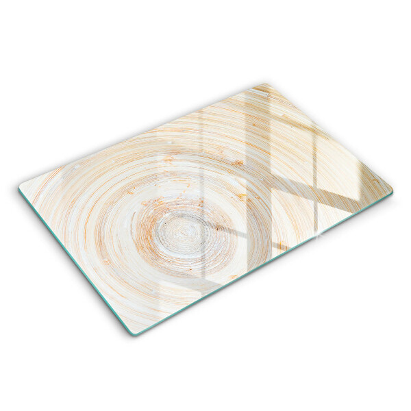 Herdabdeckplatte glas Holzstruktur