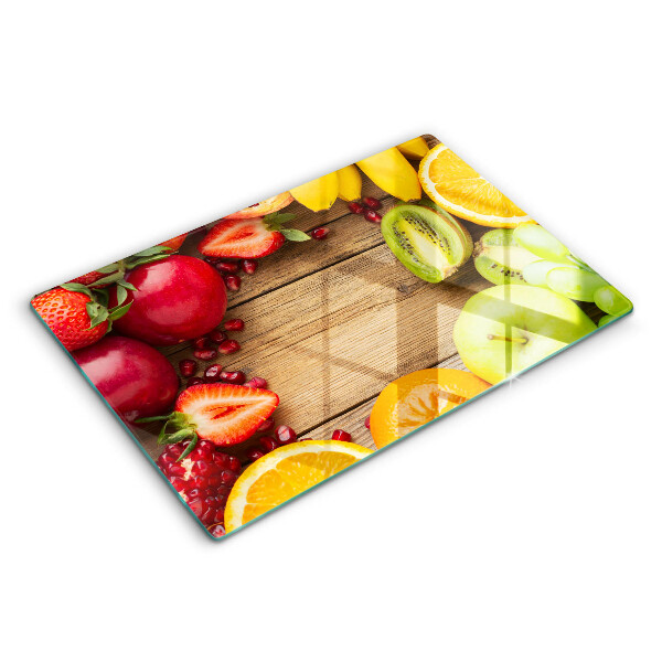 Herdabdeckplatte glas Frisches Obst