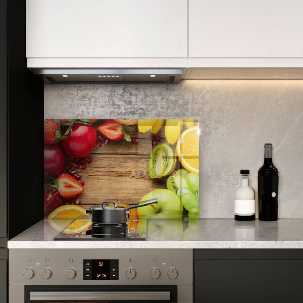 Herdabdeckplatte glas Frisches Obst