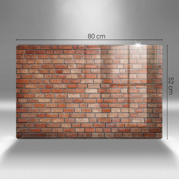 Herdabdeckung Backsteinmauer