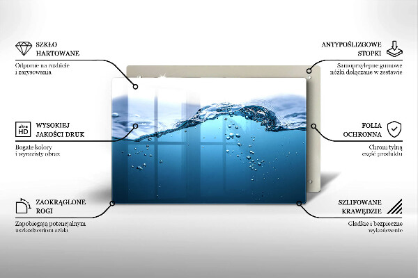Abdeckung induktionskochfeld Blaues Wasser