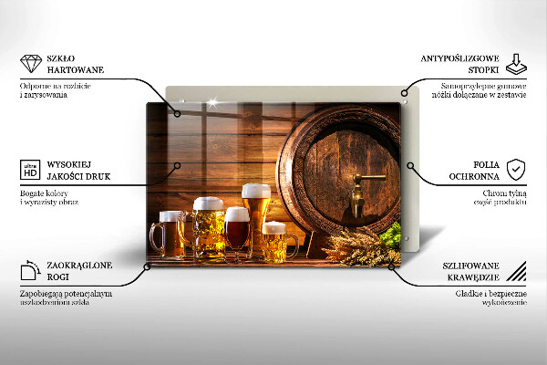 Abdeckung induktionskochfeld Fass Bier
