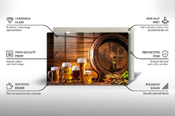 Abdeckung induktionskochfeld Fass Bier