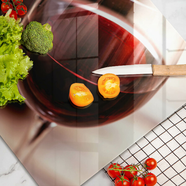 Abdeckung induktionskochfeld Ein Glas Rotwein