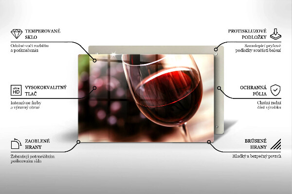 Abdeckung induktionskochfeld Ein Glas Rotwein