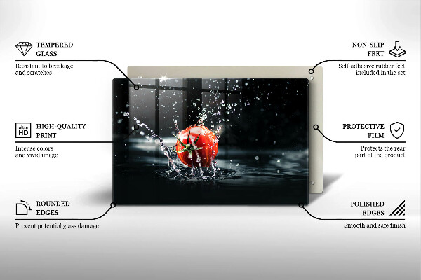 Abdeckung induktionskochfeld Tomate in Wasser