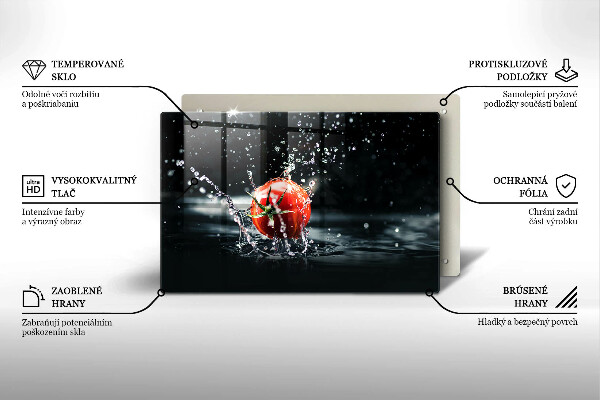 Abdeckung induktionskochfeld Tomate in Wasser