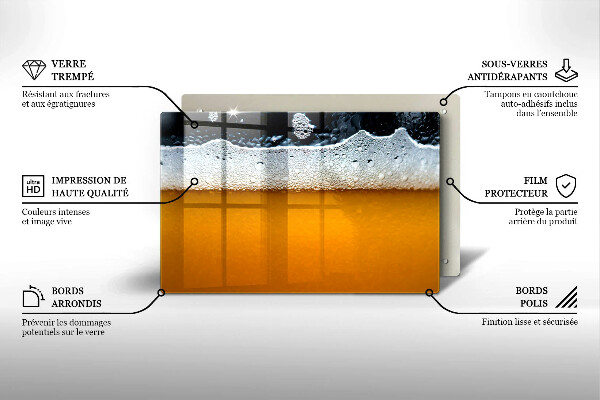 Abdeckung induktionskochfeld Bierschaum trinken