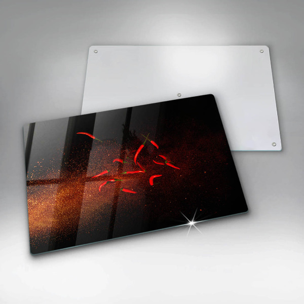 Abdeckung induktionskochfeld Scharfe Chilischoten