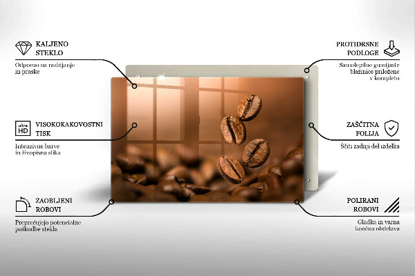 Abdeckung induktionskochfeld Kaffeebohnen
