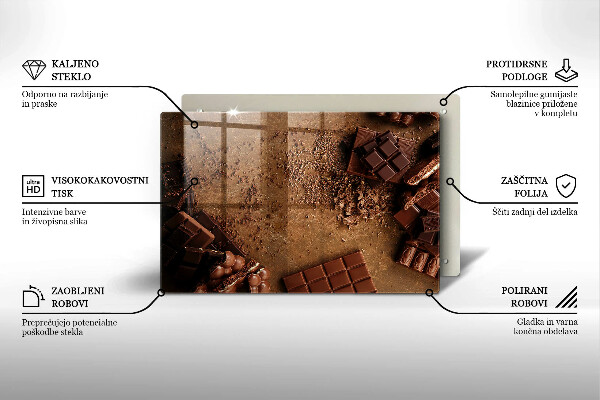 Abdeckung induktionskochfeld Schokoladenbonbons