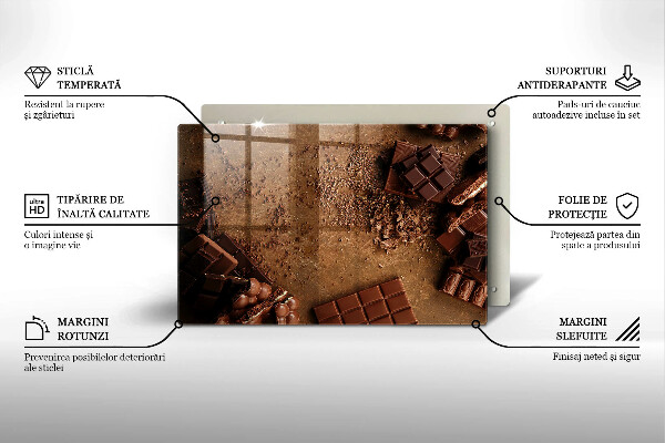 Abdeckung induktionskochfeld Schokoladenbonbons