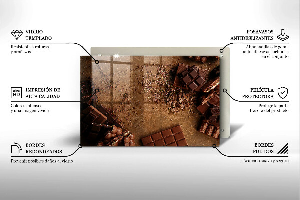 Abdeckung induktionskochfeld Schokoladenbonbons