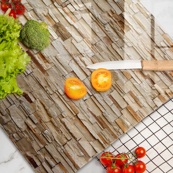 Herdabdeckung Textur von dekorativen Steinen