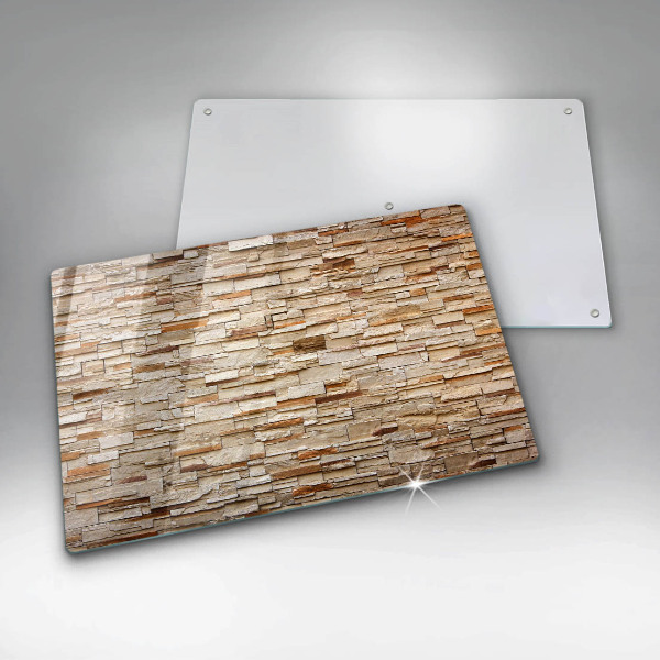 Herdabdeckung Textur von dekorativen Steinen