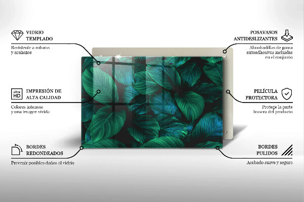 Herdabdeckung Dschungelblätter