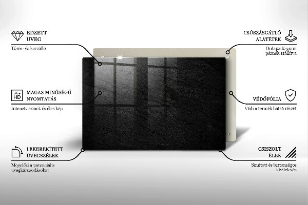 Herdabdeckung Felsstruktur