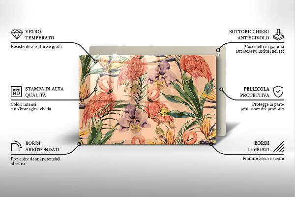 Herdabdeckung Flamingos-Illustration