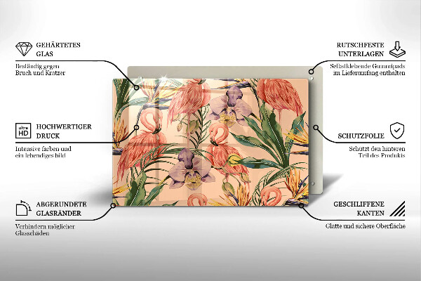 Herdabdeckung Flamingos-Illustration