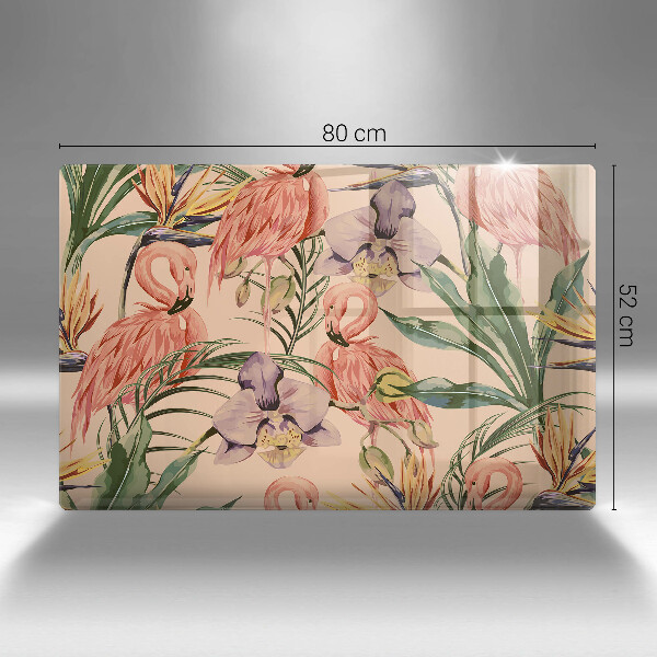 Herdabdeckung Flamingos-Illustration