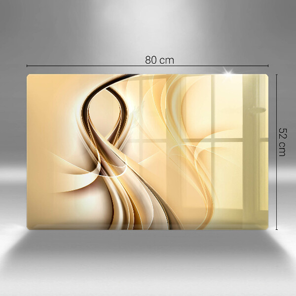 Herdabdeckung Rauchabstraktion