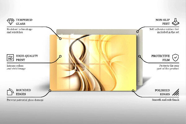 Herdabdeckung Rauchabstraktion