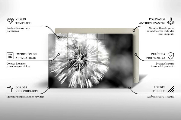 Herdabdeckung Ein zarter Löwenzahn