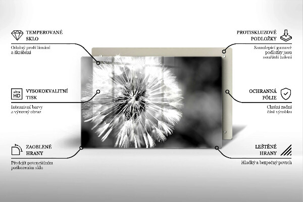 Herdabdeckung Ein zarter Löwenzahn