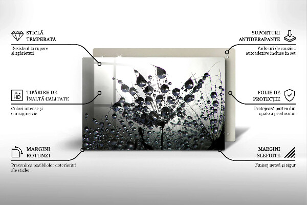 Herdabdeckung Löwenzahn und Tau