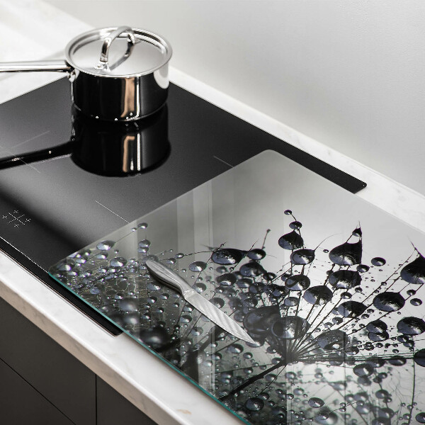 Herdabdeckung Löwenzahn und Tau