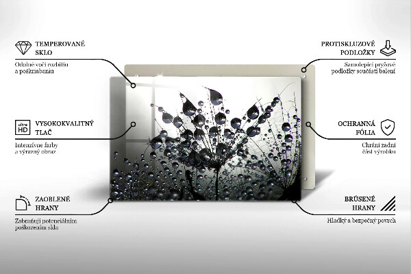 Herdabdeckung Löwenzahn und Tau