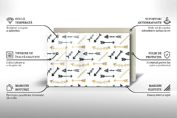 Herdabdeckung Boho-Pfeilmuster
