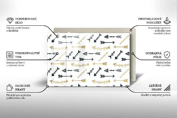 Herdabdeckung Boho-Pfeilmuster