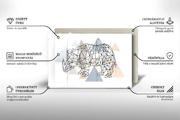 Herdabdeckung Line-Art-Nashorn