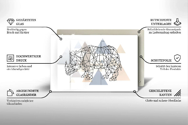 Herdabdeckung Line-Art-Nashorn