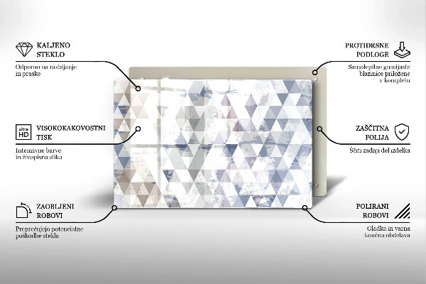 Herdabdeckung Dreiecksmuster