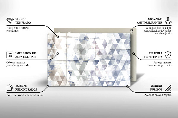 Herdabdeckung Dreiecksmuster
