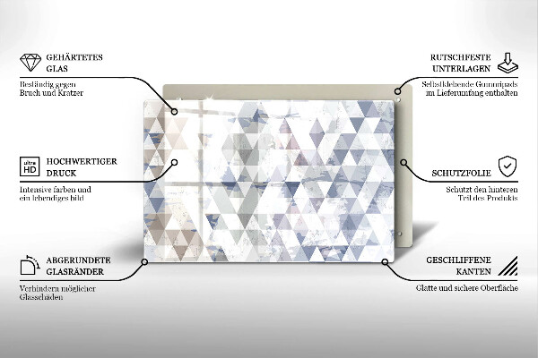 Herdabdeckung Dreiecksmuster