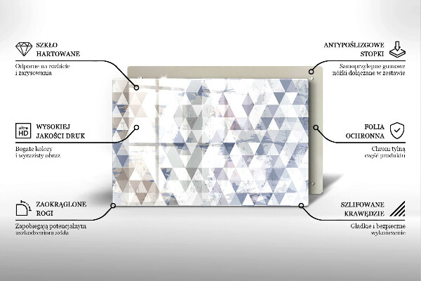 Herdabdeckung Dreiecksmuster