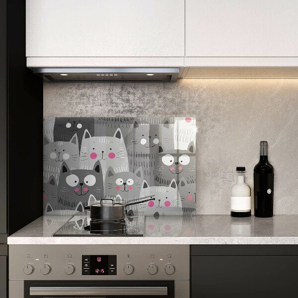 Herdabdeckung Katzenillustration