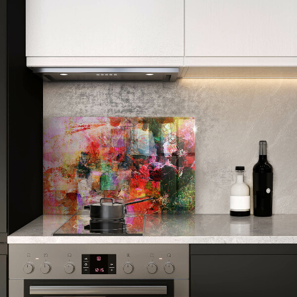 Herdabdeckung Abstraktion malen