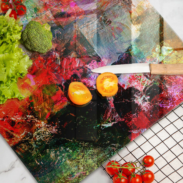 Herdabdeckung Abstraktion malen