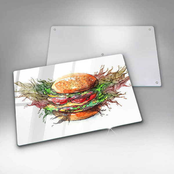 Herdabdeckung Hamburger-Zeichnung