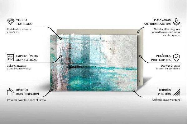 Herdabdeckung Malen Sie Abstraktionshintergrund