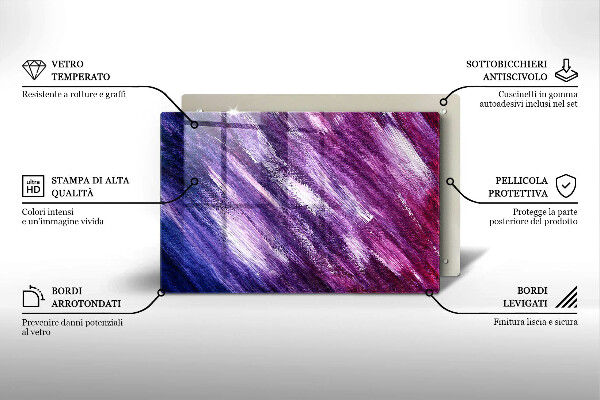 Herdabdeckung Abstraktion malen