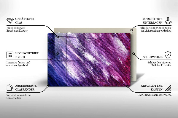 Herdabdeckung Abstraktion malen