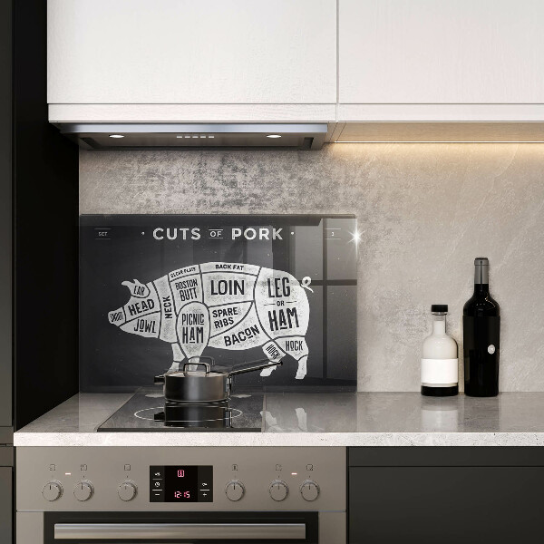 Herdabdeckung Schweinefleisch Schweinefleisch