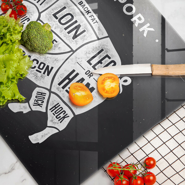 Herdabdeckung Schweinefleisch Schweinefleisch